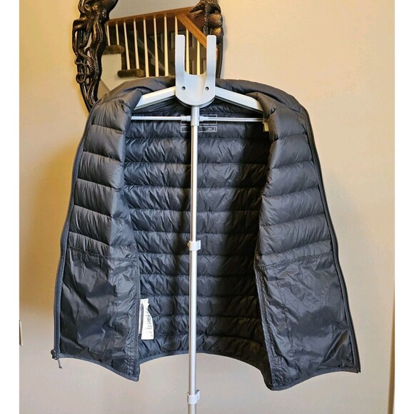 Eddie Bauer EB 650 Down Puffer Vest Mens L Gray Cirruslite Water Resistant - Picture 3 of 7